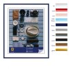 Henzo Cornice in plastica Napoli 50x60 cm blu