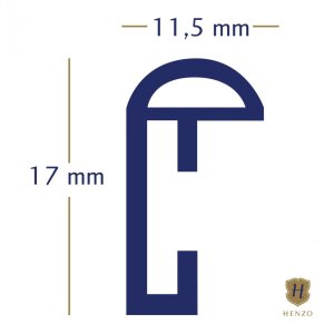 Napoli cornice in plastica 50x60 cm oro