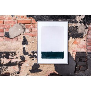 Henzo Cornice in plastica Napoli 50x60 cm argento