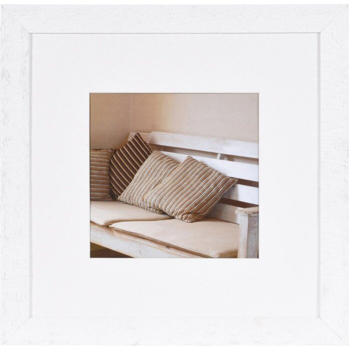 Cornice in legno Driftwood 40x40 cm bianco