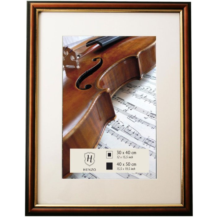 Cornice di legno Verona 40x50 cm marrone scuro