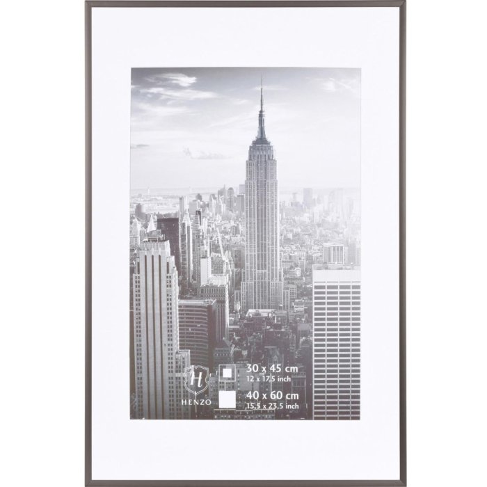 Struttura Manhattan in alluminio 40x60 cm acciaio grigio