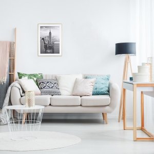 Cornice Manhattan 40x60 cm in alluminio dorato