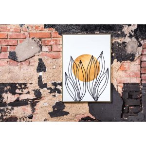 Cornice Manhattan 40x60 cm in alluminio dorato