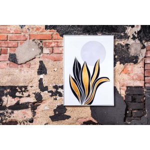 Cornice Manhattan 40x60 cm in alluminio argento