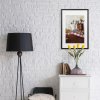 Telaio in legno Henzo JARDIN nero 40x60 cm con Passepartout 30x45 cm