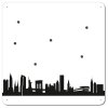 Lavagna magnetica SKYLINE New York in bianco-nero