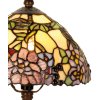 LumiLamp 5LL-1103 Lampada da tavolo Tiffany Ø 22x32 cm Lampada da tavolo Fiori gialli