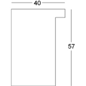 Walther Telaio in legno Getafe 2 tipi di vetro e formati speciali