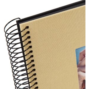 Album a spirale Goldbuch Bella Vista beige 20x20 cm 40 pagine nere