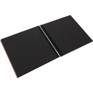 Album a spirale Goldbuch Bella Vista nocciola 20x20 cm 40 pagine nere