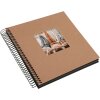 Album a spirale Goldbuch Bella Vista nocciola 20x20 cm 40 pagine nere