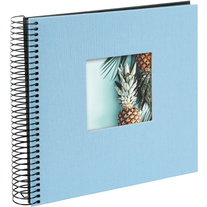 Goldbuch Album a spirale Bella Vista blu cielo 20x20 cm 40 pagine nere