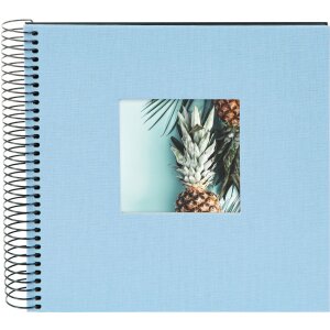 Goldbuch Album a spirale Bella Vista blu cielo 20x20 cm 40 pagine nere
