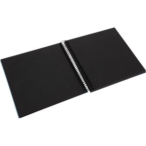Goldbuch Album a spirale Bella Vista blu cielo 20x20 cm 40 pagine nere
