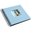 Goldbuch Album a spirale Bella Vista blu cielo 20x20 cm 40 pagine nere
