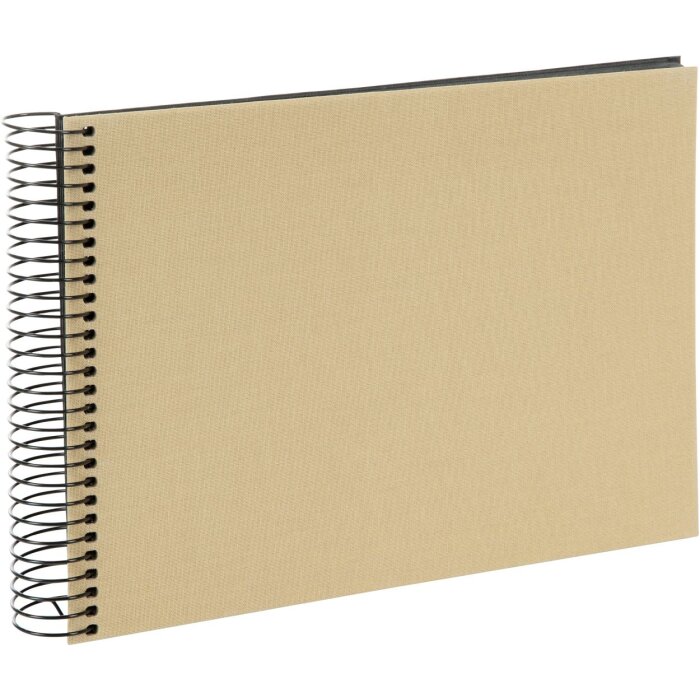 Goldbuch Album a spirale Bella Vista beige 24x17 cm 40 pagine nere