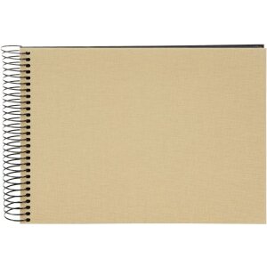 Goldbuch Album a spirale Bella Vista beige 24x17 cm 40 pagine nere
