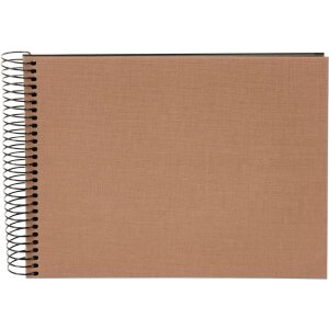 Goldbuch Album a spirale Bella Vista nocciola 24x17 cm 40 pagine nere