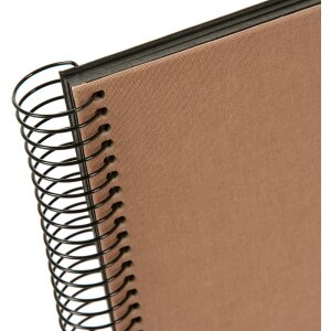 Goldbuch Album a spirale Bella Vista nocciola 24x17 cm 40 pagine nere