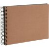 Goldbuch Album a spirale Bella Vista nocciola 24x17 cm 40 pagine nere