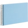 Album a spirale Goldbuch Bella Vista azzurro 24x17 cm 40 pagine bianche
