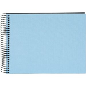 Goldbuch Album a spirale Bella Vista azzurro 24x17 cm 40 pagine nere