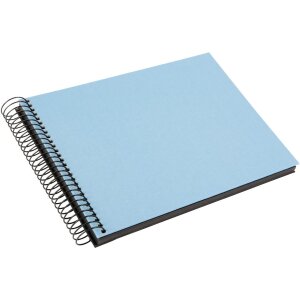 Goldbuch Album a spirale Bella Vista azzurro 24x17 cm 40 pagine nere