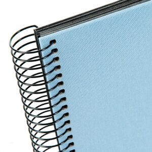 Goldbuch Album a spirale Bella Vista azzurro 24x17 cm 40 pagine nere