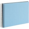 Goldbuch Album a spirale Bella Vista azzurro 24x17 cm 40 pagine nere
