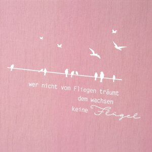 Cartella Goldbuch A4 cheeky & free dusky pink wings 28,5x32x8 cm