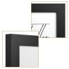 Henzo Cornice doppia in legno Piano 3 foto 13x18 cm nero
