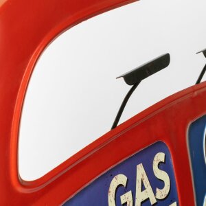 ZEP Decorazione murale DALLAS 50,5x6x47 cm Auto benzina rosso