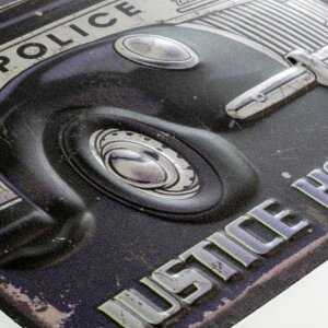 ZEP Cartello in metallo POLICE 35x45 cm Proteggere e servire