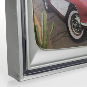 ZEP Decorazione murale TELE 48x34x4 cm TV Route 66