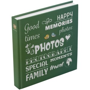 Henzo Jumbo Photo Album Wording verde 30x30 cm 100 pagine...