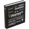 Henzo Jumbo Photo Album Wording nero 30x30 cm 100 pagine bianche