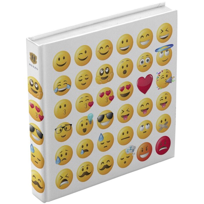 Henzo Album fotografico jumbo Emoji 30x30 cm 100 pagine bianche