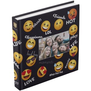 Henzo Album fotografico jumbo nero Emoji 30x30 cm 100...