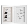 Henzo Cornice doppia in legno Piano 2 foto 13x18 cm bianco