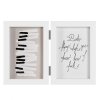 Henzo Cornice doppia in legno Piano 2 foto 13x18 cm bianco