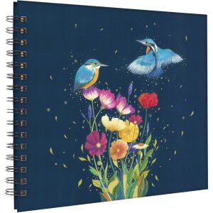 Album a spirale Panodia MARTINS-PECHEURS 27x23 cm 60...