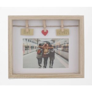 Portafoto in legno Hama Best Friends 10x15 cm rovere