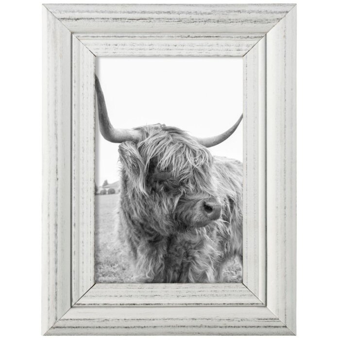 Hama Cornice per ritratti fotografici in legno Canuto Bianco 10 x 15 cm