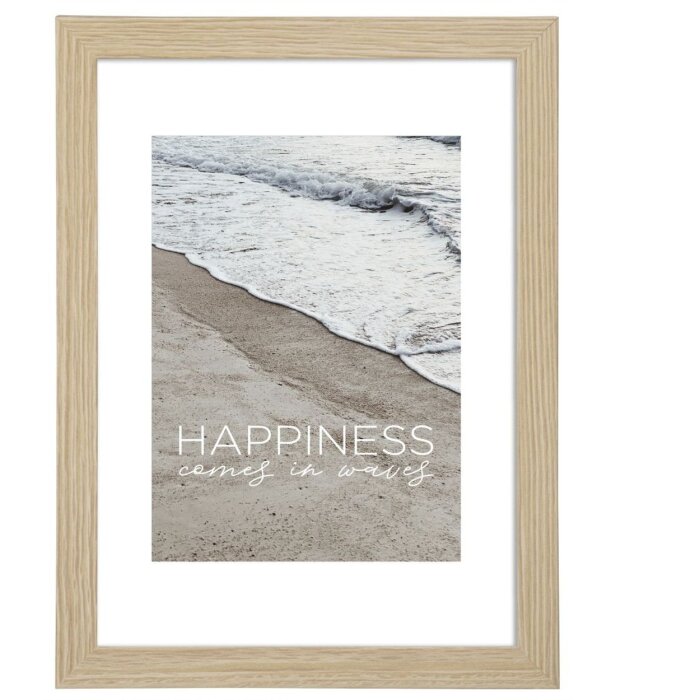 Hama Telaio in legno MDF Waves 40x50 cm rovere