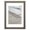 Hama Cornice in legno MDF Waves 20x30 cm taupe