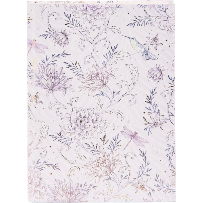 Quaderno Goldbuch A5 Hybrid Heritage lilla 15x22 cm 200 pagine bianche