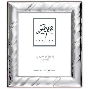 ZEP Cornice lucida Tropea argento 10x15 cm