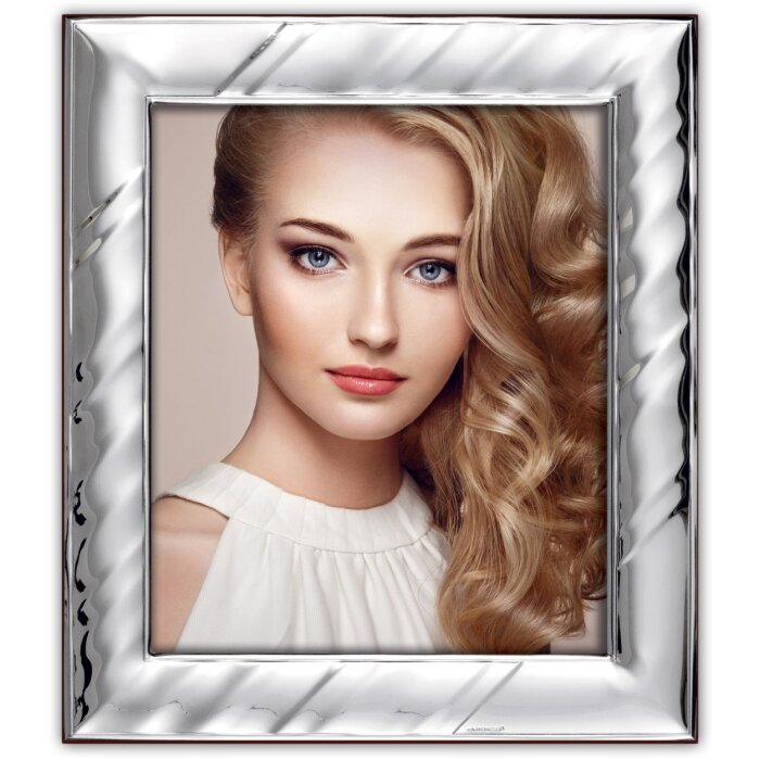 ZEP Cornice lucida Tropea argento 20x25 cm