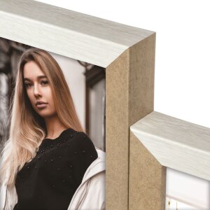 Galleria fotografica ZEP Vercelli Bianco 4 foto 10x15 cm (35x34 cm)